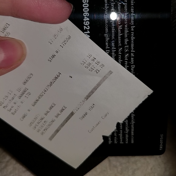 David Yurman store Credit - Picture 3 of 4